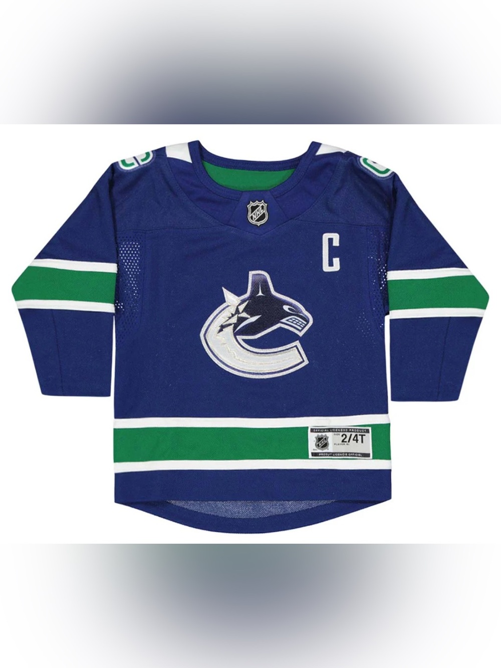 NHL Vancouver Canucks Authentic Quinn Hughes Embroidered Hockey Jerseys - NWT